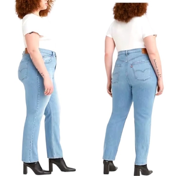 Levi’s Classic Mid-rise Skinny Jeans Women’s Size 18 Light Wash Like New - Picture 7 of 9